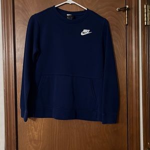 YOUTH XL NAVY BLUE NIKE SWEATSHIRT